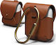 Elago Leather Case with Keychain Brown for Apple AirPods 3