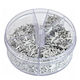 Kraft & Dele 0,5 - 2,5 mm² Silber (KD10495) in einem Set von 1900Stück