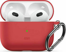 ESR Bounce Θήκη Σιλικόνης με Γάντζο σε Κόκκινο χρώμα για Apple AirPods 3