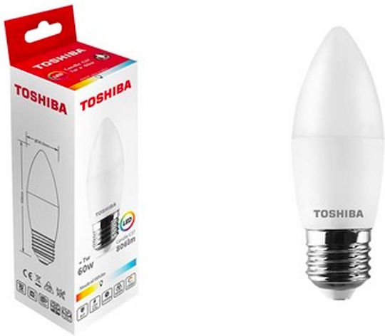 Toshiba N STD LED Bulb 7W for Socket E27 and Shape C37 Natural White 806lm