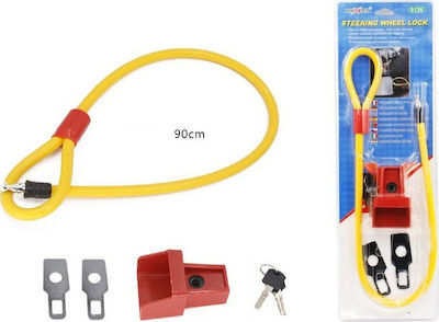 Steering Wheel Lock Car Steering Wheel & Seatbelt Alarm