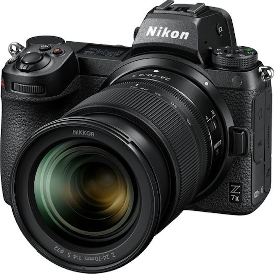 Nikon Z 7II Mirrorless Φωτογραφική Μηχανή Kit (Z 24-70mm F4 S) Μαύρη