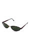 Byblos Women's Sunglasses with Burgundy Metal Frame and Green Lens B679S 3284