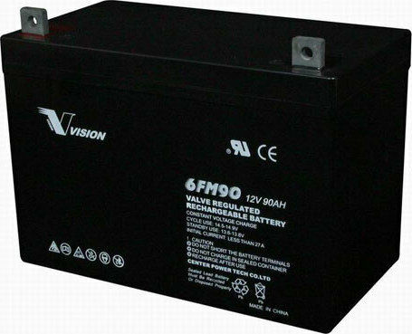 Vision 6FM90 Μπαταρία UPS με Χωρητικότητα 90Ah και Τάση 12V