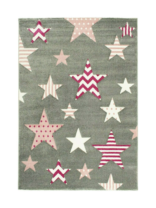 Koulis Carpets 1360A Παιδικό Χαλί Grey-Pink 70x...