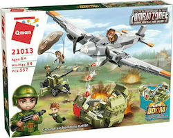 Qman Building Block Ground-Air Bombing Battle for 6+ years 557pcs