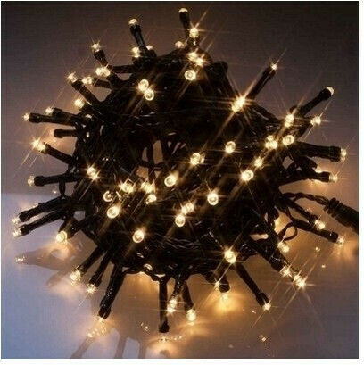 180 Lights LED 12m. Warm White in String 1pcs