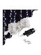 300 Lights LED 3m. x 300cm Cold White type Curtain 1pcs