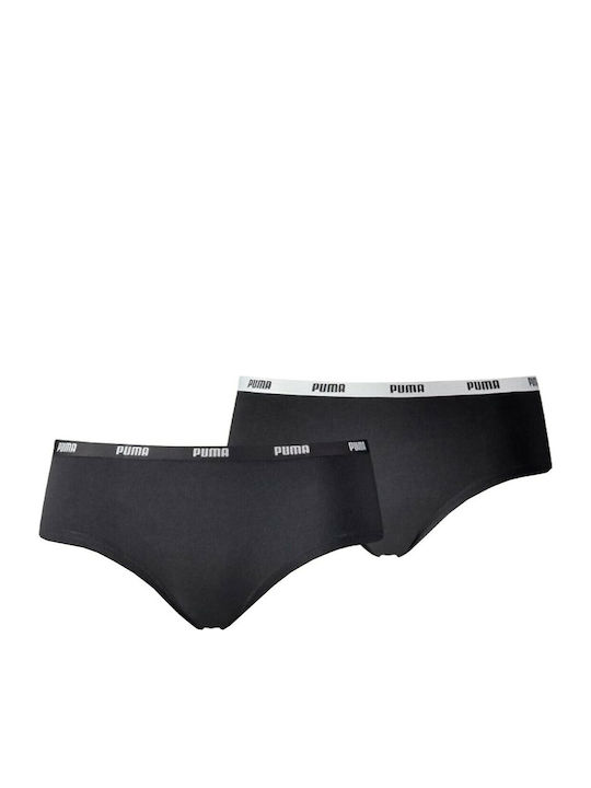 PUMA Γυναικεία Slip 2Pack Μαύρα