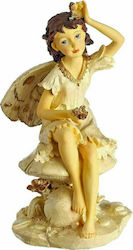 JK Home Decoration Christmas Νεράιδα Figure Beige