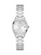 Guess Aura Women's Watch with Silver Metal Bracelet