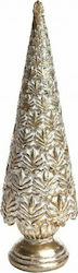 Zaros Christmas Decorative Plastic Tree Cone 20cm Gold