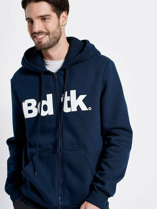 BodyTalk Ζακέτα με Κουκούλα Navy Μπλε
