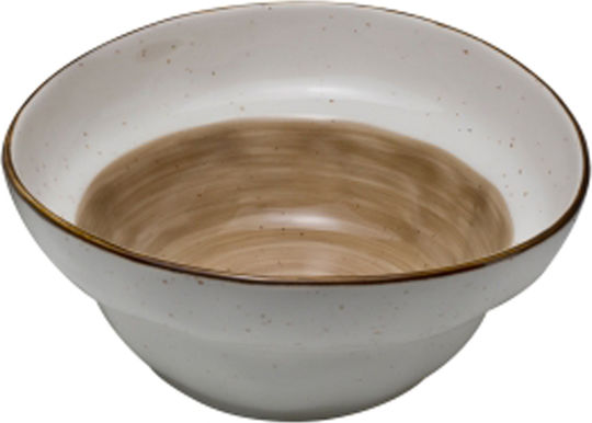 HFA Country Porcelain Salad Bowl Brown 20.7x20.7x8.1cm