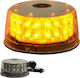 Car Beacon LED 12V Waterproof 7cm with Orange Lighting