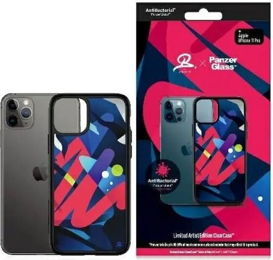 PanzerGlass ClearCase Back Cover Plastic Mikael B Limited Artist Edition Antibacterial (iPhone 11 Pro)