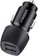 Veger Car Charger Black Total Intensity 2A Fast Charging with Ports: 2xUSB