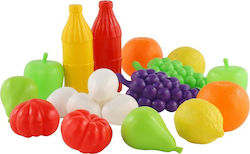 Polesie Fruits & Vegetables Toy Fruit Set for 3+ Years Old 19pcs 47014