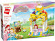Qman Qman Building Blocks Coloured Glaze Pavilion for 6 Plus Years 113 Pieces