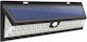 Ideahellas SJ754-4 Wall Mounted Solar Light 800lm with Motion Sensor IP65 31cmx11.5cmx5.5cmcm