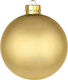 Zaros Weihnachtshänger Kugel Ornament Gold 9cm