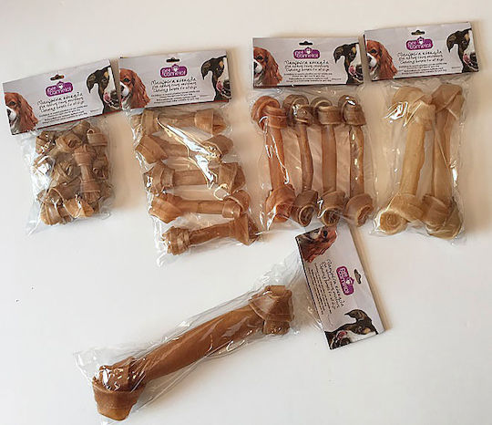 Pet Camelot Knochen Knoten für Hunde Natürlich 26.7cm 130gr