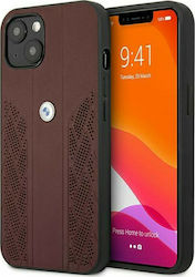 BMW Leather Curve Perforate Roșη (iPhone 13)