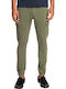 Trousers Cargo Elastic in Slim Fit Khaki
