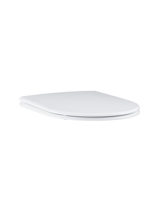 Grohe Plastic Soft Close Toilet Seat Alpine White Essence 44.1cm