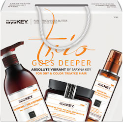 Saryna Key Trio Goes Deeper Absolute Vibrant Hair Treatment Set for Colored Hair with Shampoo 3pcs Saryna Key Trio Goes Deeper Absolute Vibrant Hair Treatment Set for Colored Hair with Shampoo 3pcs