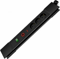 Elvhx Power Strip 3 Sockets with 1.5m Cable