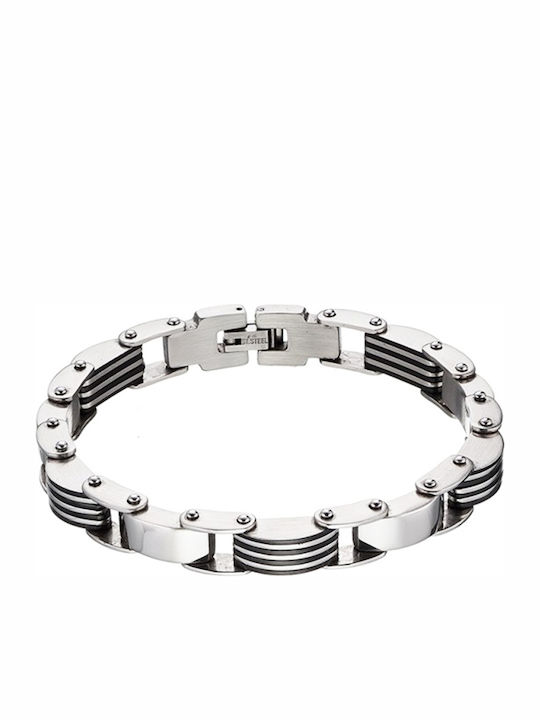 Oxzen Herren Armband Kette aus Stahl