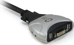 Level One 2-Port USB DVI KVM Switch with Audio