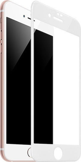 Borofone Full Face Tempered Glass White (iPhone 8 Plus / 7 Plus)