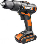 Worx Percussive Drill Driver Battery 20V 2x2Ah