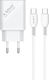 Savio Mobile Phone Charger with USB-A and USB-C Output Ports and USB-C Cable Power Delivery Quick Charge 3.0 White