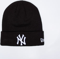 New Era New York Yankees Beanie Ανδρικός Σκούφος Πλεκτός σε Μαύρο χρώμα