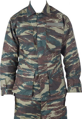 ELVITEX S.A. Military Jacket Greek Camouflage BDU Greek Variation ELVITEX-PAR-3950-TOP