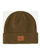 Quiksilver Performer Ribbed Beanie Cap Brown AQYHA04782-GPH0