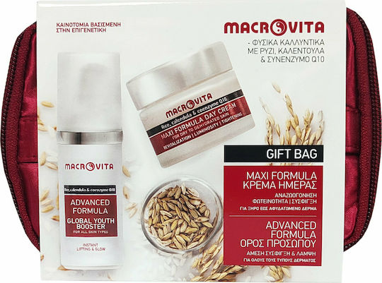 Macrovita Advanced Formula Booster & Maxi Formula Day Cream Hautpflegeset für Feuchtigkeitsspendend