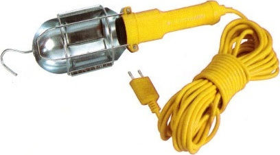 Electric Work Light with Extension Cord and Cable 10m