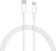 Ezra DC64 USB 2.0 Cable USB-C male - Lightning Λευκό 1m (20799)
