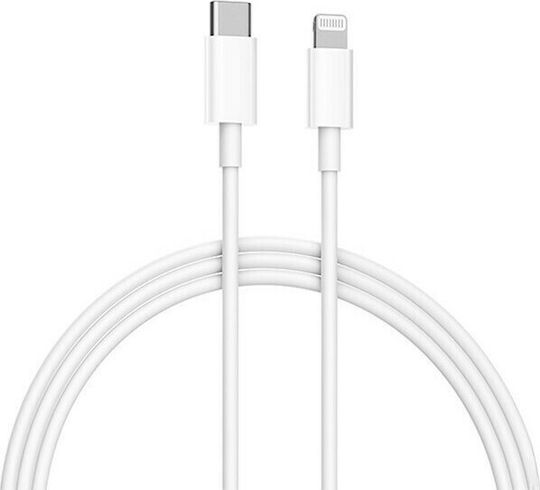 Ezra DC64 USB 2.0 Cable USB-C male - Lightning Λευκό 1m (20799)
