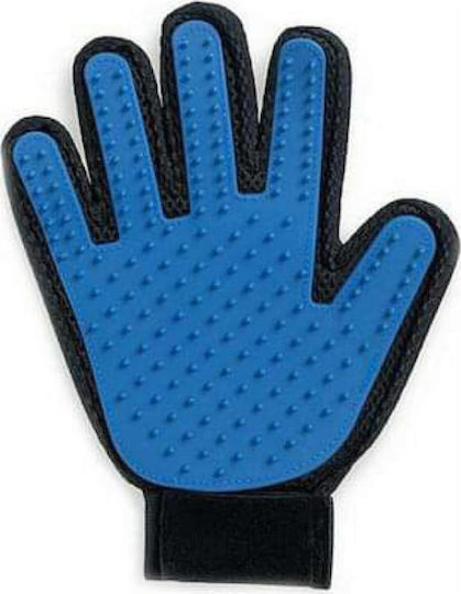Γάντι για Διάφορα Μήκη Τρίχας για Περιποίηση Τριχώματος Μπλε