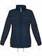 Sirocco Women's Short Lifestyle Jacket Windproof for Winter Navy Blue