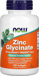 Now Foods Zinc Glycinate 120 μαλακές κάψουλες