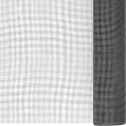 vidaXL Σίτα Πόρτας από Fiberglass Μαύρη 500x112cm