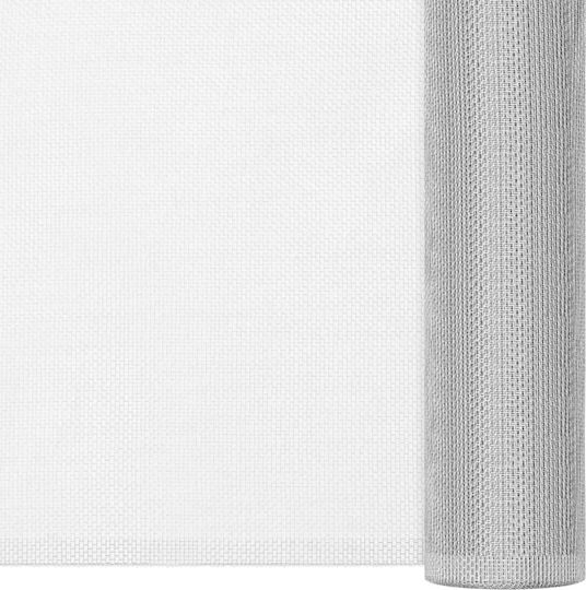 vidaXL Mosquito Net Door Aluminum Gray 500x60cm