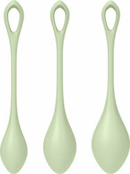 Satisfyer Yoni Power 2 Vaginalbälle 3τμχ Light Green