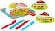 Playgo Cooking Toy / Kitchen Utensils Πολύχρωμη Τούρτα Γενεθλίων for 3+ Years Old 15pcs